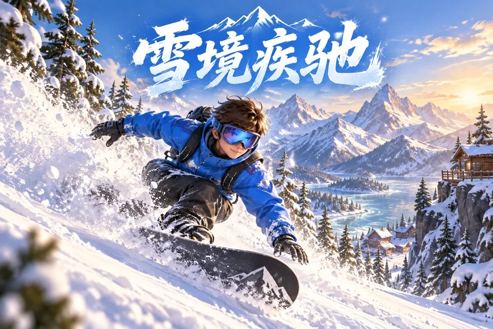 极速滑雪游戏封面