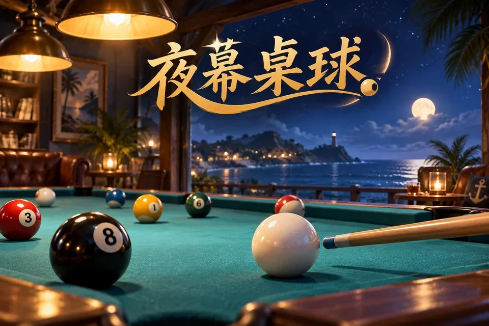 夜幕桌球游戏封面