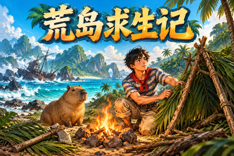 荒岛求生记游戏封面